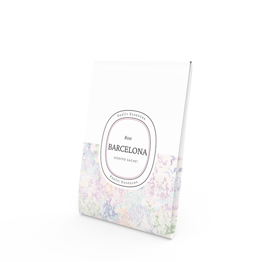 Bolsa perfumada armarios Feelit Essences olor a rosas de Barcelona