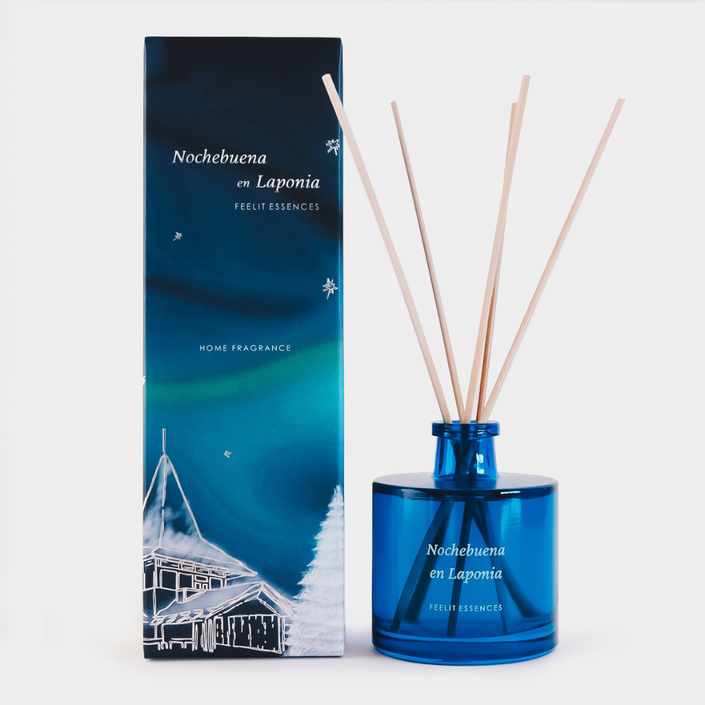 Difusor nochebuena en laponia de Feelit Essences. Coleccion de Navidad